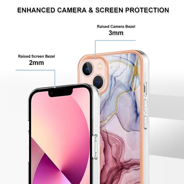 SKALO iPhone 15 Marmori TPU kuori - #1