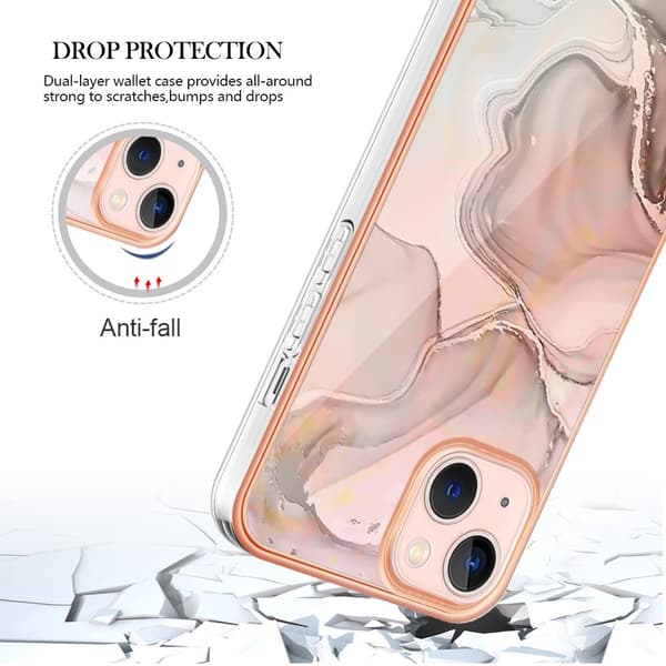 SKALO iPhone 15 Marmori TPU kuori - #2