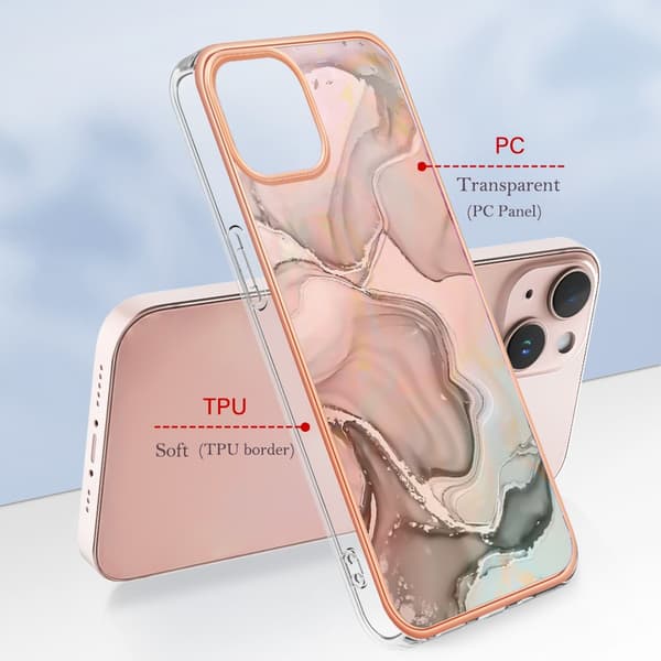 SKALO iPhone 15 Marmori TPU kuori - #2