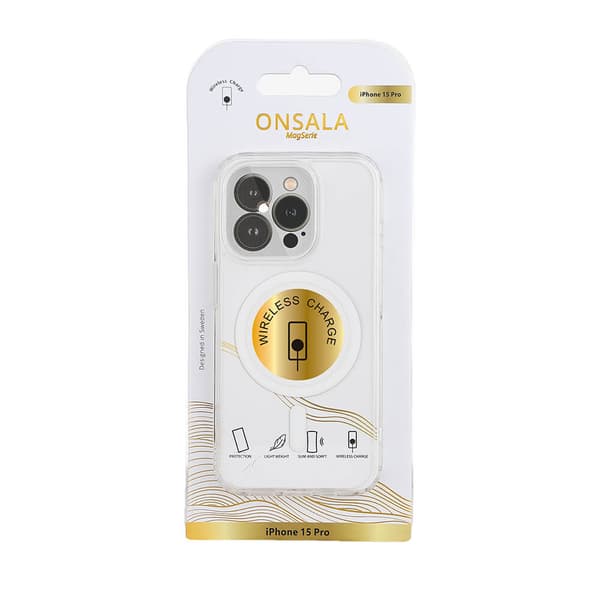 Mobildeksel TPE/PC MagSeries Transparent - iPhone 15 Pro
