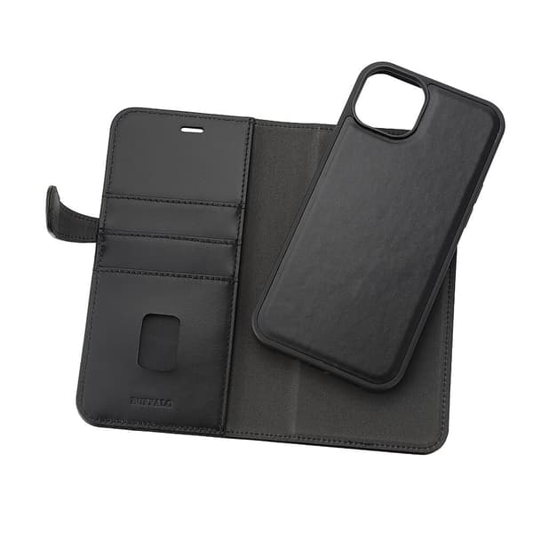 Wallet 2-i-1 3 Kort MagSeries Sort - iPhone 15 Plus