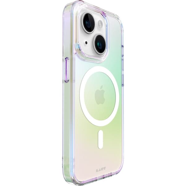 LAUT iPhone 15 Cover HOLO MagSafe Pearl