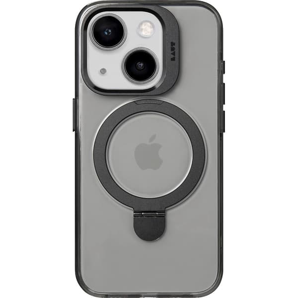 LAUT iPhone 15 Kuori REVIVE PROP MagSafe Black Crystal