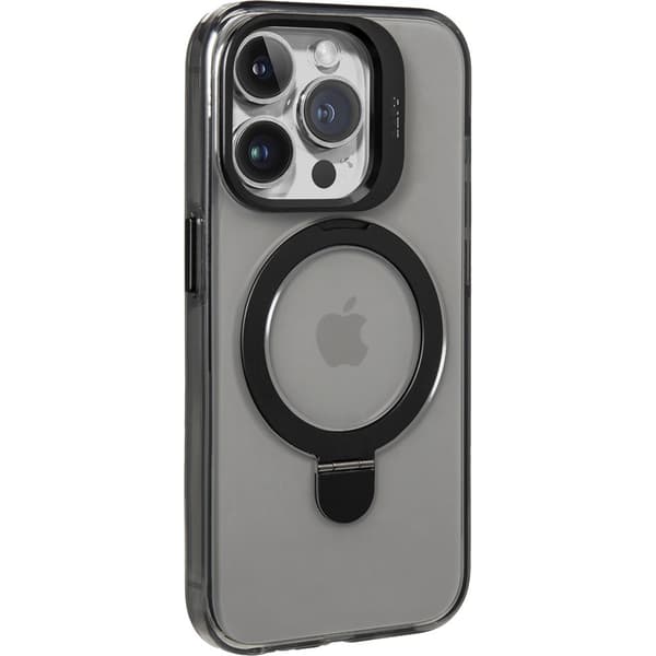 LAUT iPhone 15 Pro Max Kuori REVIVE PROP MagSafe Black Crystal