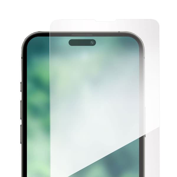 XQISIT iPhone 15 Plus Skärmskydd Tough Glass Case Friendly