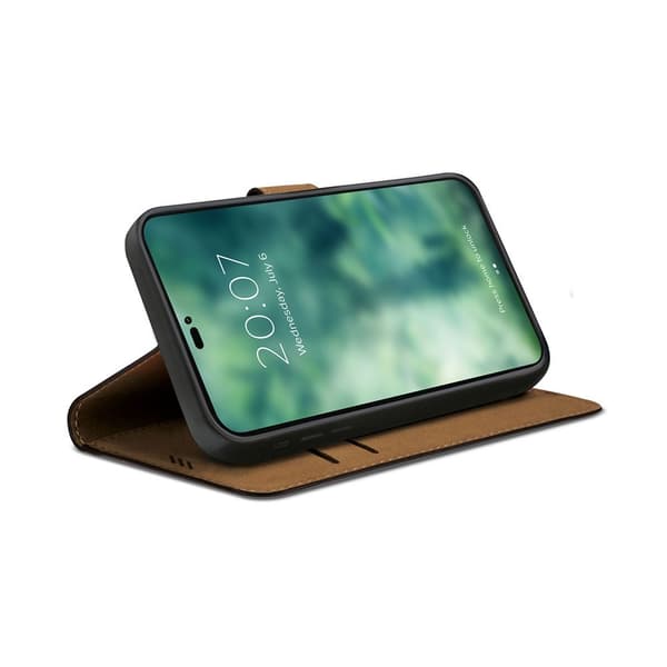 XQISIT iPhone 15 Pro Max Fodral Slim Wallet Selection Svart