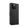 Miniatyrbild 5 av 5: XQISIT iPhone 15 Pro Max Fodral Slim Wallet Selection Svart