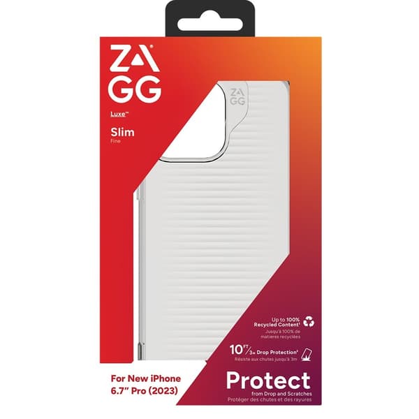 ZAGG iPhone 15 Pro Max Kuori Luxe Läpinäkyvä Kirkas
