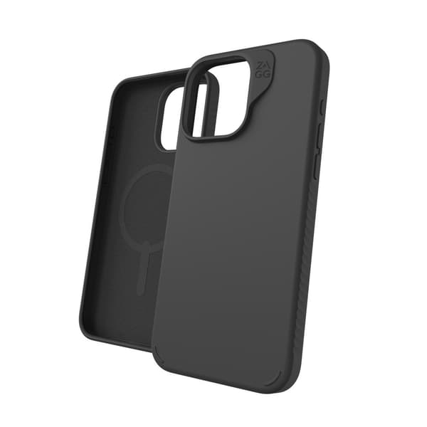 ZAGG iPhone 15 Pro Max Kuori Manhattan Snap Musta