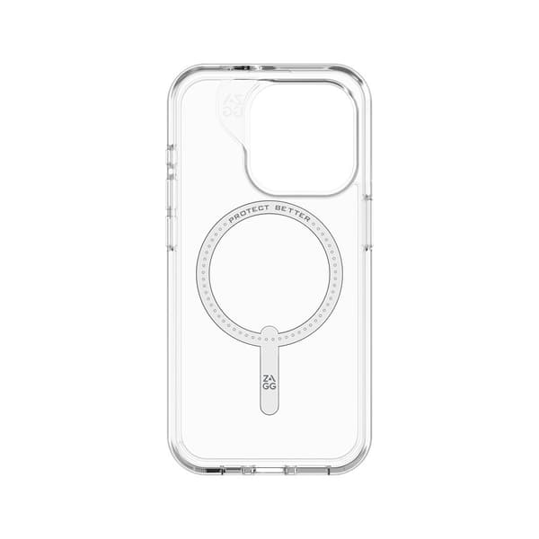 ZAGG iPhone 15 Pro Cover Crystal Palace Snap Transparent