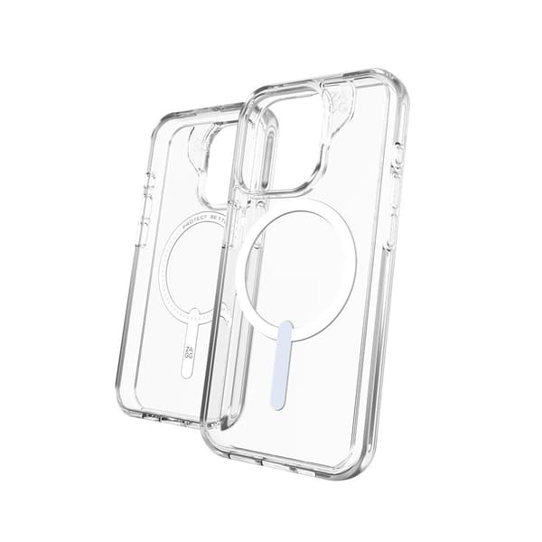 ZAGG iPhone 15 Pro Cover Crystal Palace Snap Transparent