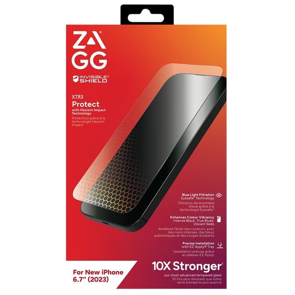 ZAGG InvisibleShield iPhone 15 Plus Skärmskydd Glass XTR3