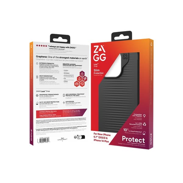 ZAGG iPhone 14 Plus/iPhone 15 Plus Skal Luxe Snap Svart