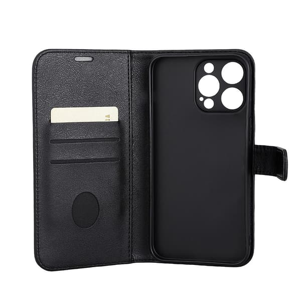 Mobilcover Strålningsbeskyttelse PU MagS RFID Sort - iPhone 15 Pro Max