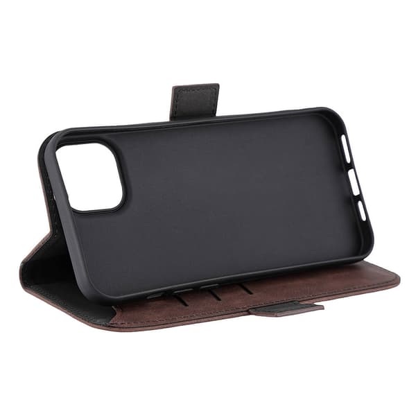 Mobilfodral 3 Kortfack Magseries Brun - iPhone 15 Plus