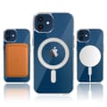 Miniatyrbild 3 av 4: Skal till iPhone 12 och 12 Pro - AVIZAR - Magnetisk cirkel - Styv Transparent