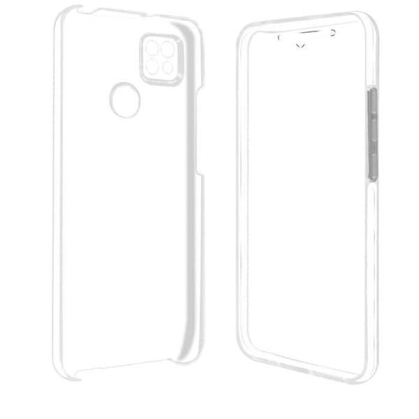 Xiaomi Redmi 10A Fodral - AVIZAR - Full hård baksida och genomskinlig mjuk framsida