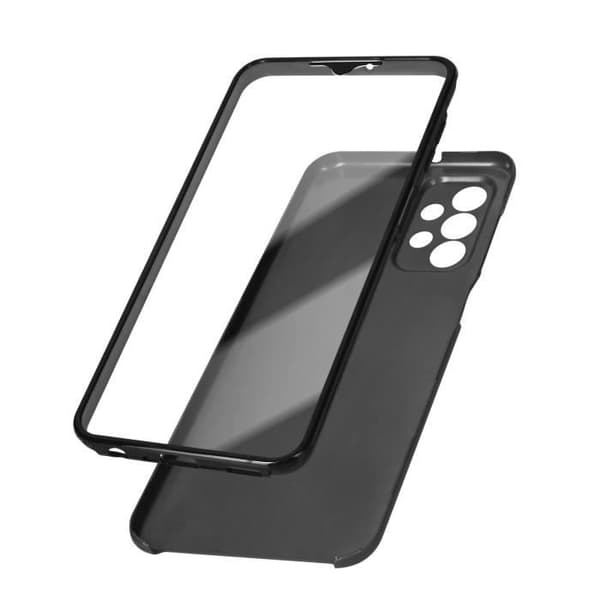 Helkroppsfodral till Samsung Galaxy A23 - AVIZAR - Svart - Mjuk - Syntet - Tunn och lätt design