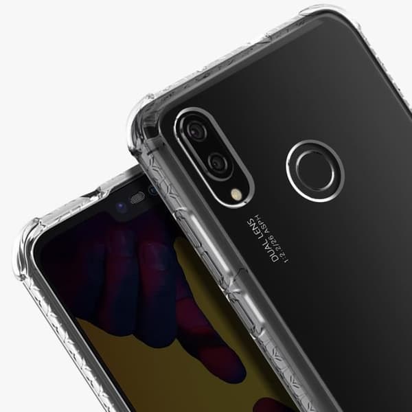 Huawei P20 Lite fodral - FORCE CASE - Anti-fall 2m - Luftkudde - Upphöjd kamerakant