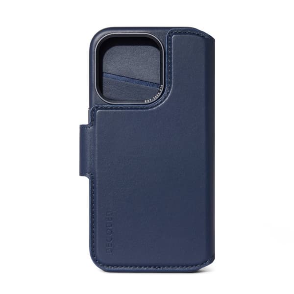 Decoded iPhone 15 Plus Kotelo Leather Detachable Wallet True Navy