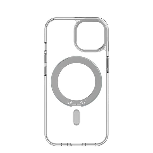 Decoded iPhone 15 Kuori Recycled Plastic Transparant Loop Stand Back Cover Kirkas
