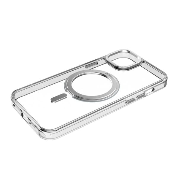 Decoded iPhone 15 Plus Cover Recycled Plastic Transparant Loop Stand Back Cover Klar