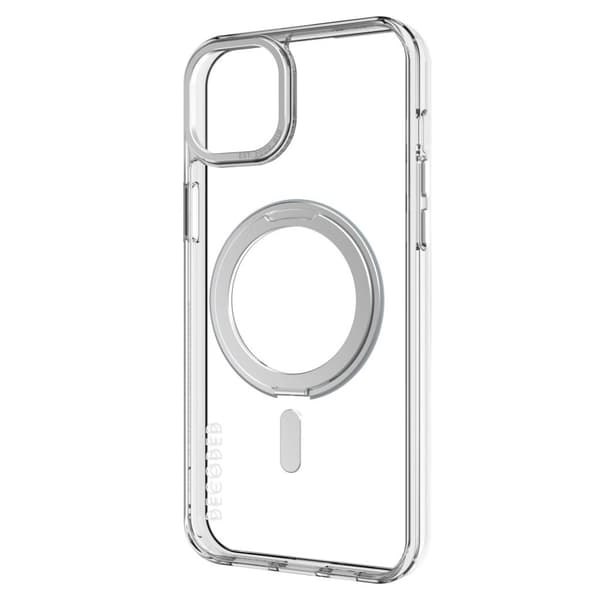 Decoded iPhone 15 Plus Cover Recycled Plastic Transparant Loop Stand Back Cover Klar