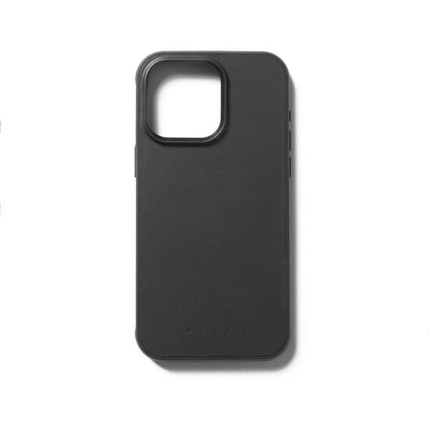 Mujjo iPhone 15 Pro Max Kuori Shield Case Musta