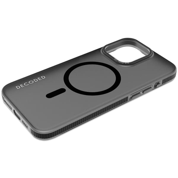 Decoded iPhone 15 Pro Max Kuori Recycled Plastic Clear Case Läpinäkyvä Musta