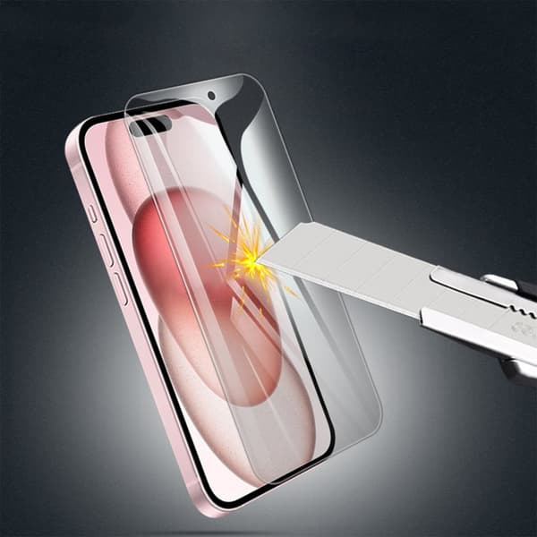 Telefonens privatlivsskærmbeskytter linsebeskytter iPhone 15 Pro