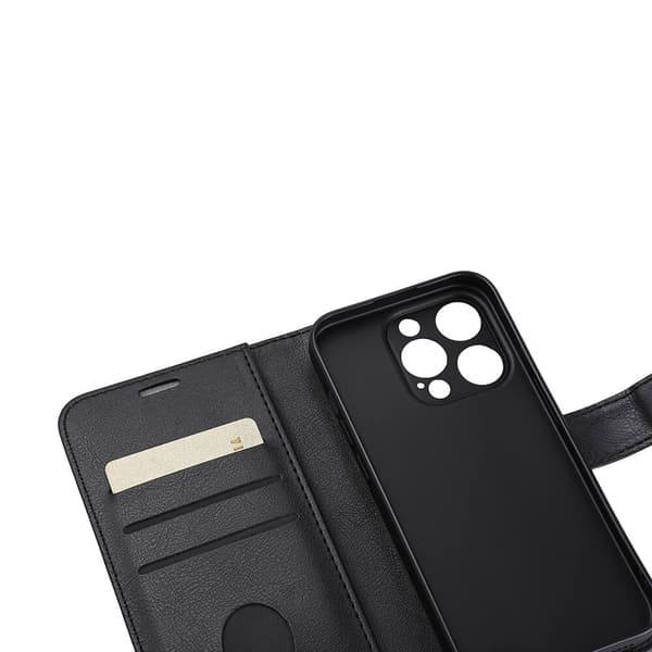 Mobildeksel Strålingsbeskyttelse PU MagS RFID Svart - iPhone 15 Pro