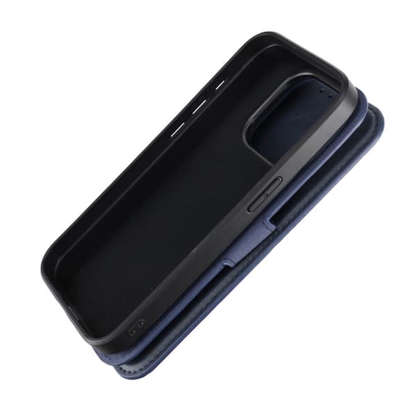 iPhone 15 Pro Plånboksfodral Magnet Rvelon - Blå