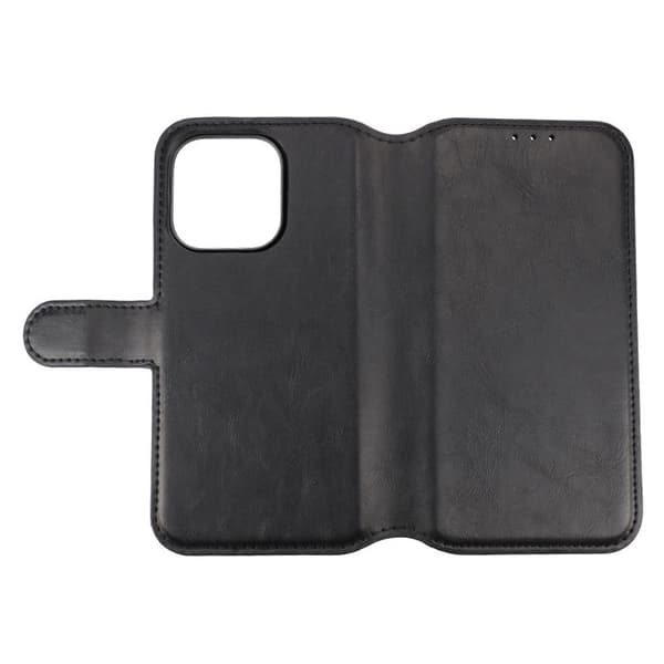 iPhone 15 Pro Plånboksfodral Magnet Rvelon - Svart