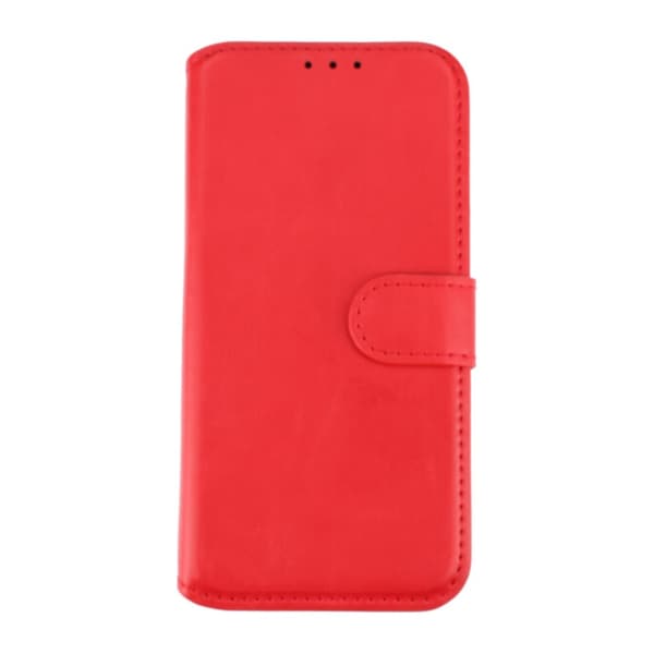 iPhone 15 Pro Plånboksfodral Magnet Rvelon - Röd