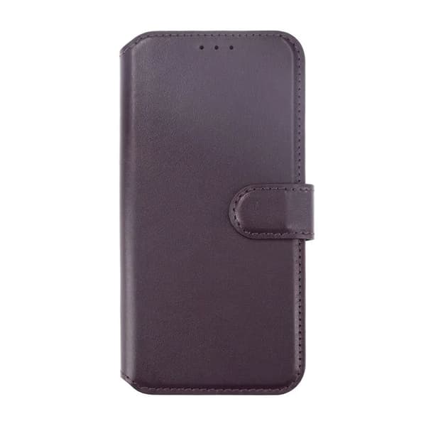 iPhone 15 Plånboksfodral Läder Rvelon - Lila