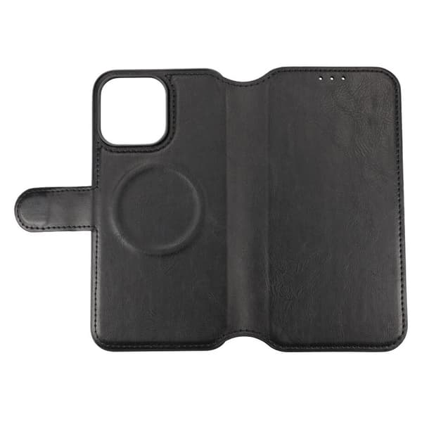 iPhone 15 Pro Max Plånboksfodral Extra Kortfack Rvelon - Svart