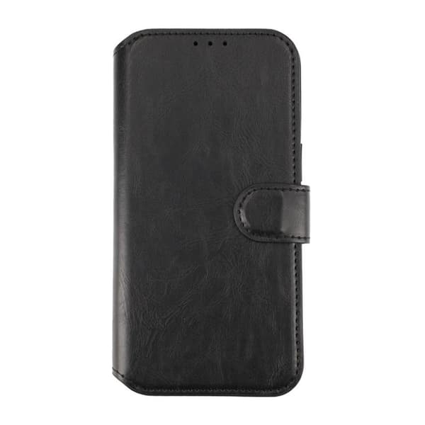 iPhone 15 Pro Max Plånboksfodral Extra Kortfack Rvelon - Svart