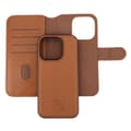 Pikkukuva 4 / 10: iPhone 15 Pro Plånboksfodral Magnet Rvelon - Brun