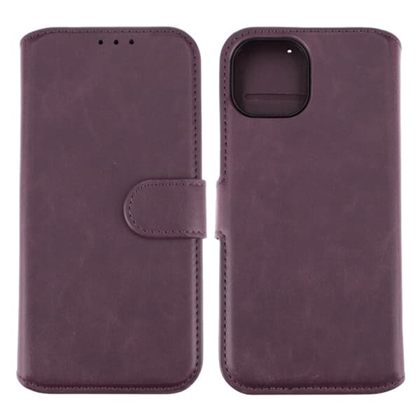 iPhone 15 Plånboksfodral Magnet Rvelon - Lila