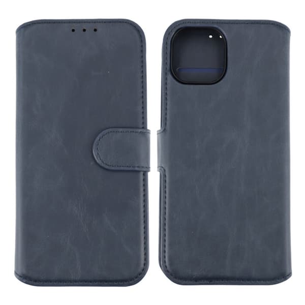 iPhone 15 Plånboksfodral Magnet Rvelon - Blå