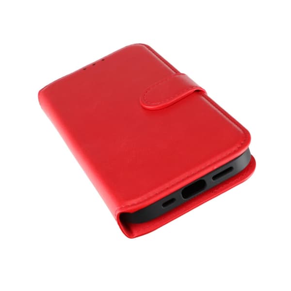 iPhone 15 Plånboksfodral Magnet Rvelon - Röd