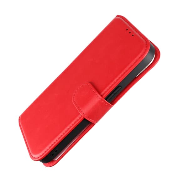 iPhone 15 Plånboksfodral Magnet Rvelon - Röd