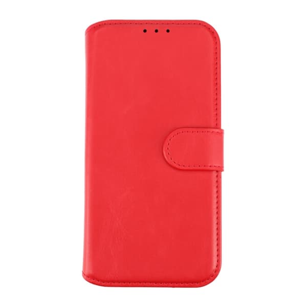 iPhone 15 Plånboksfodral Magnet Rvelon - Röd