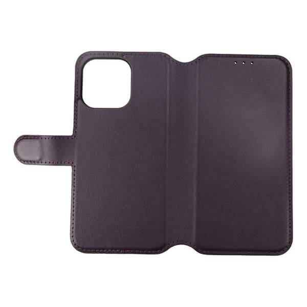 iPhone 15 Pro Max Plånboksfodral Läder Rvelon - Lila