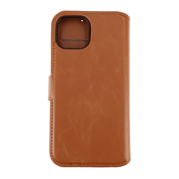 iPhone 15 Plånboksfodral Magnet Rvelon - Brun