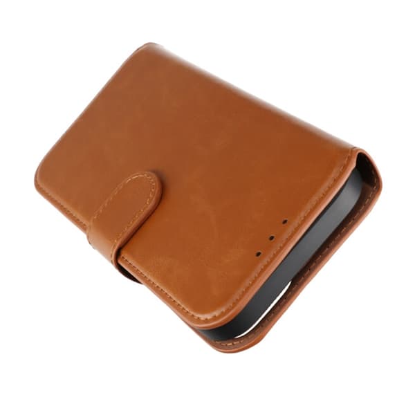 iPhone 15 Plånboksfodral Magnet Rvelon - Brun