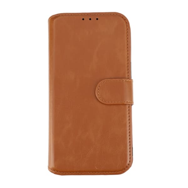 iPhone 15 Plånboksfodral Magnet Rvelon - Brun