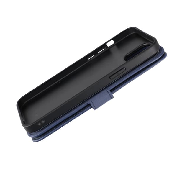 iPhone 15 Plus Plånboksfodral Magnet Rvelon - Blå