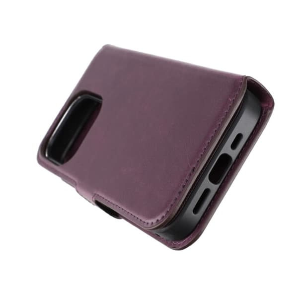 iPhone 15 Pro Plånboksfodral Magnet Rvelon - Lila