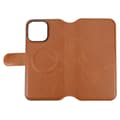 Pikkukuva 5 / 11: iPhone 15 Pro Max Plånboksfodral Extra Kortfack Rvelon - Brun